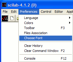 scilab-Font-Größe verändern