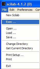 spec-i-Start von scilab aus.